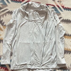 Lululemon Athletica Light Gray Wrap Up Jacket